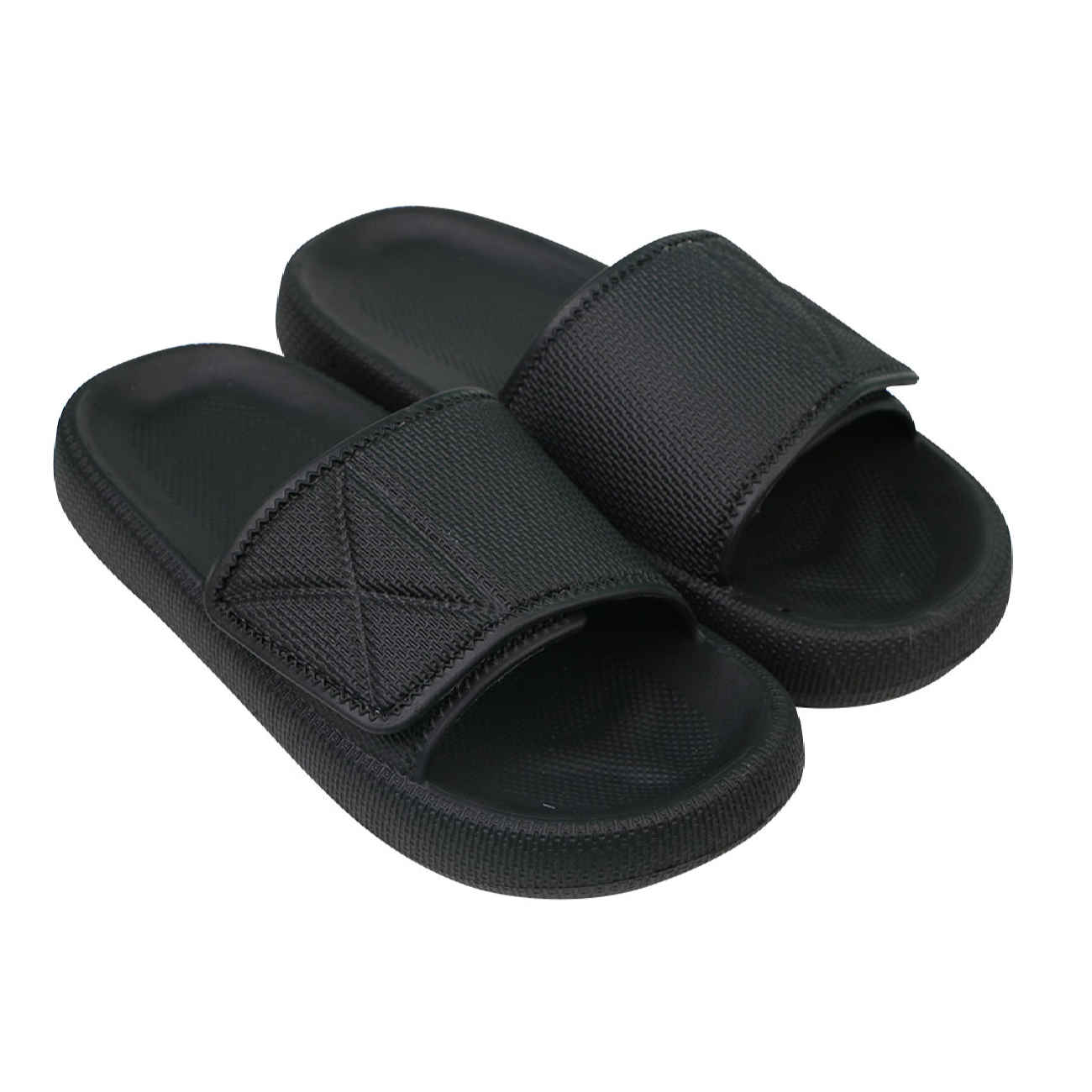 Nikta Cloud Slippers – Duurzame Zwarte Comfort Slippers