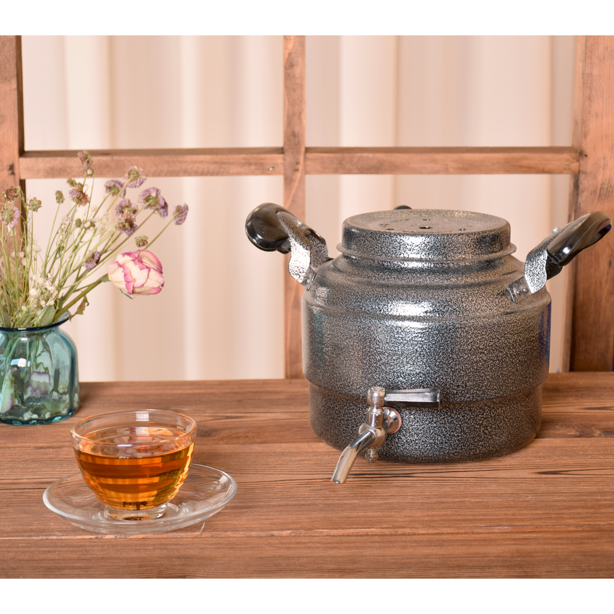 Persian Aluminum Kettle – Stovetop & Camping Essential, 4 Liter