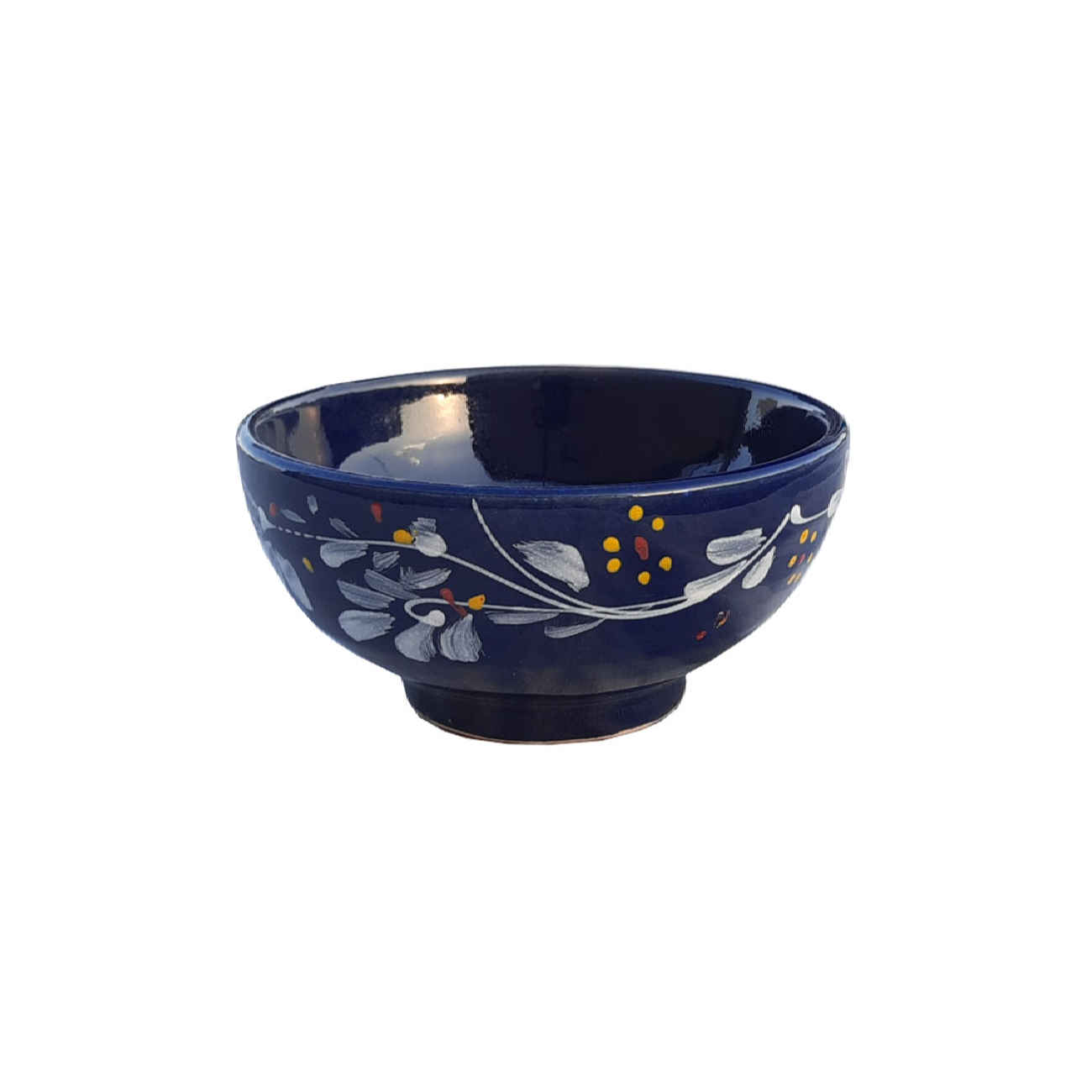 Artistic Pottery Bowl – Marineblauw (Set van 6)