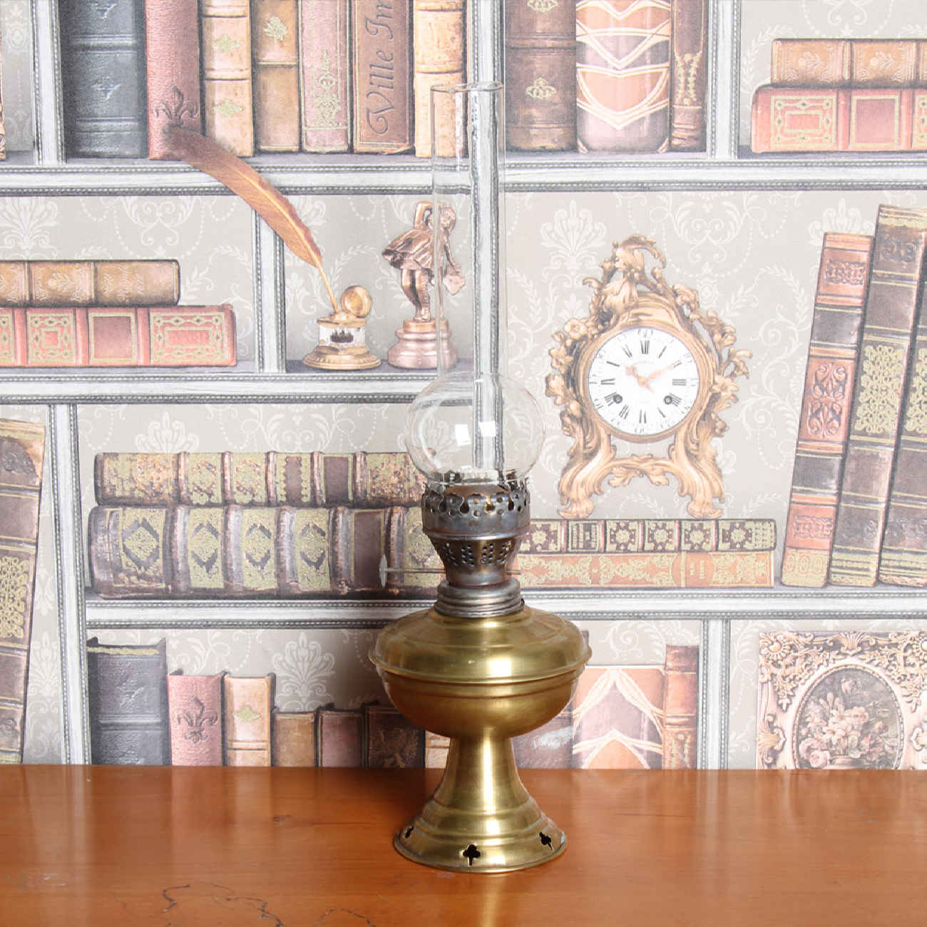 Perzische messing petroleumlamp traditioneel en functioneel