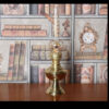 Perzische messing petroleumlamp met Shah Abbasi ontwerp