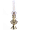 Perzische messing petroleumlamp met Shah Abbasi ontwerp
