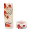 Yalda Kaarsenset – Wit met Granaatappel (4-Pack)