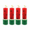 Watermeloenkaarsenset – 4-Pack voor Yalda