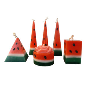 Watermeloenkaarsenset – 6-Pack voor Shabe Yalda