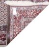 Handgeknoopt Perzisch Birjand Riz Mahi Tapijt (Mahi Medaillon) - Rode Zijde & Wol