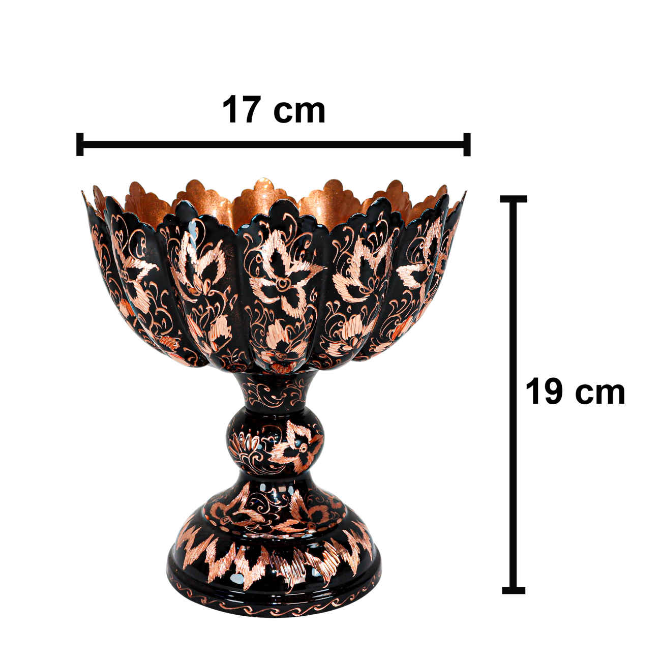 Perzische Koperen Decoratieve Kom – Gegraveerd Design