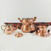 Perzische Koperen Fornuis Samovar Theemaker met Theepot Model Abeeha