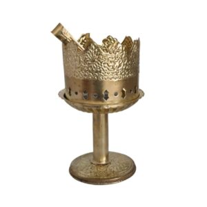 Perzische Esfand & Bakhoor Brander – Goudkleurig Staal