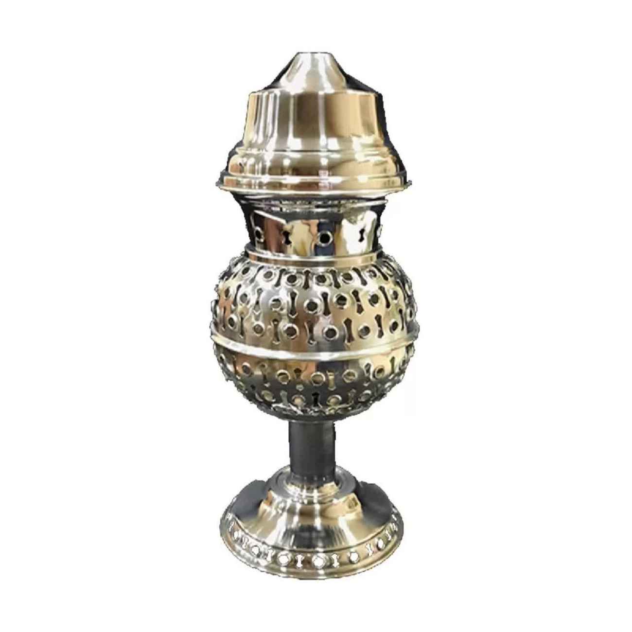 Perzische Esfand & Bakhoor Brander – Zilverkleurig Staal