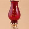 Perzische glazen petroleumlamp, Shah Abbasi decoratie