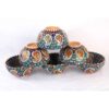 Persian Handicraft Artistic Pottery Decorative Bowl – Perfect for Gifting (Set of 3)