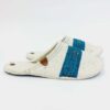 Perzische handgemaakte wollen pantoffels – blauw comfort