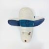 Perzische handgemaakte wollen pantoffels – blauw comfort
