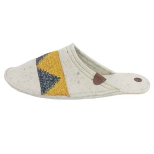 Perzische handgemaakte wollen pantoffels – geometrisch design