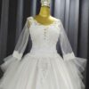 Perzische prinses trouwjurk – Arabische stijl met klokmouw