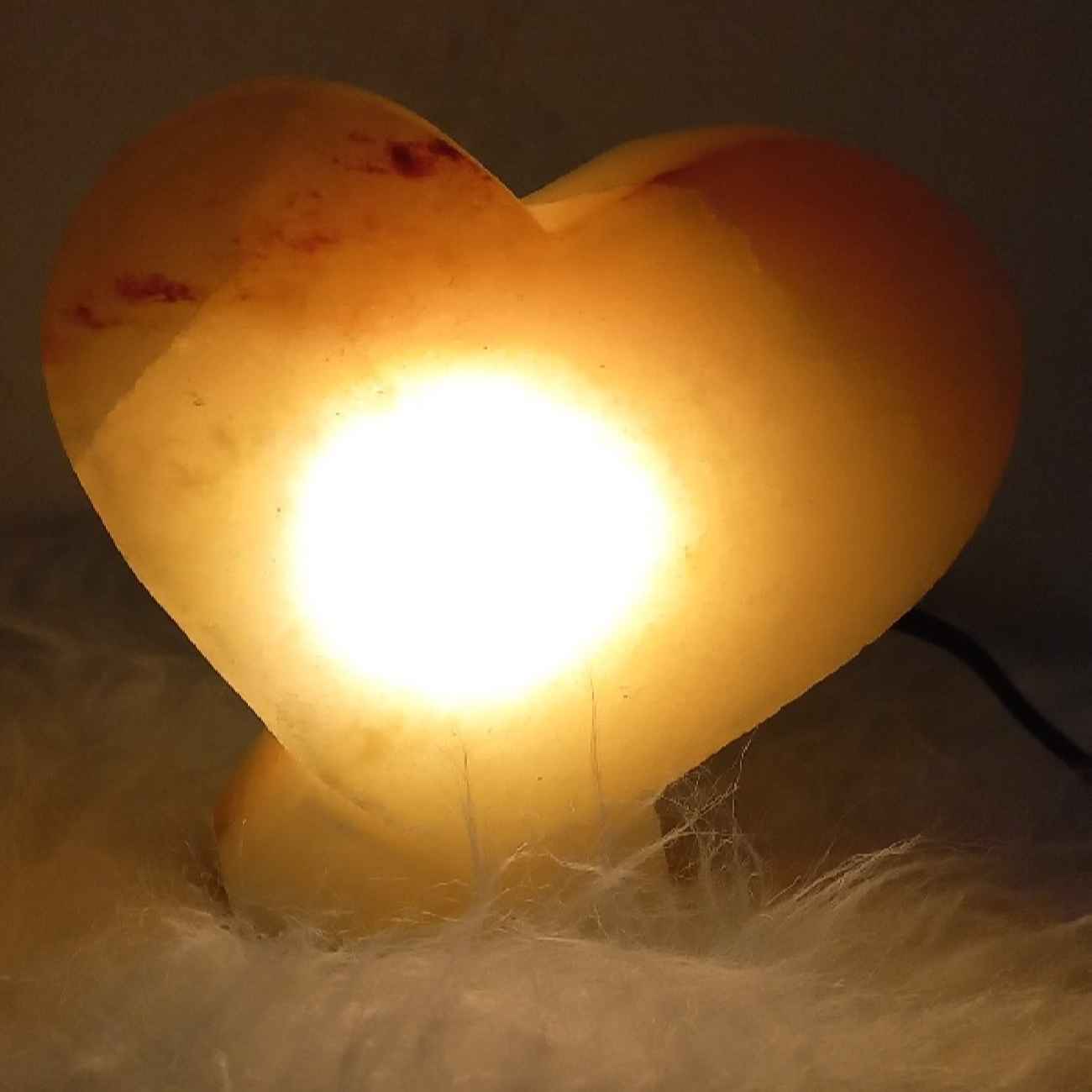 Perzische zoutlamp – Liefde model perfect voor meditatie & ontspanning