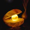 Perzische zoutlamp voor natuurlijke wellness – Perfect cadeau voor stressverlichting met schelp ontwerp