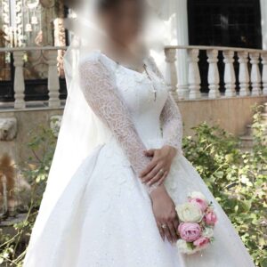 Perzische trouw- & bruidsjurk – Arabische stijl met sweetheart halslijn