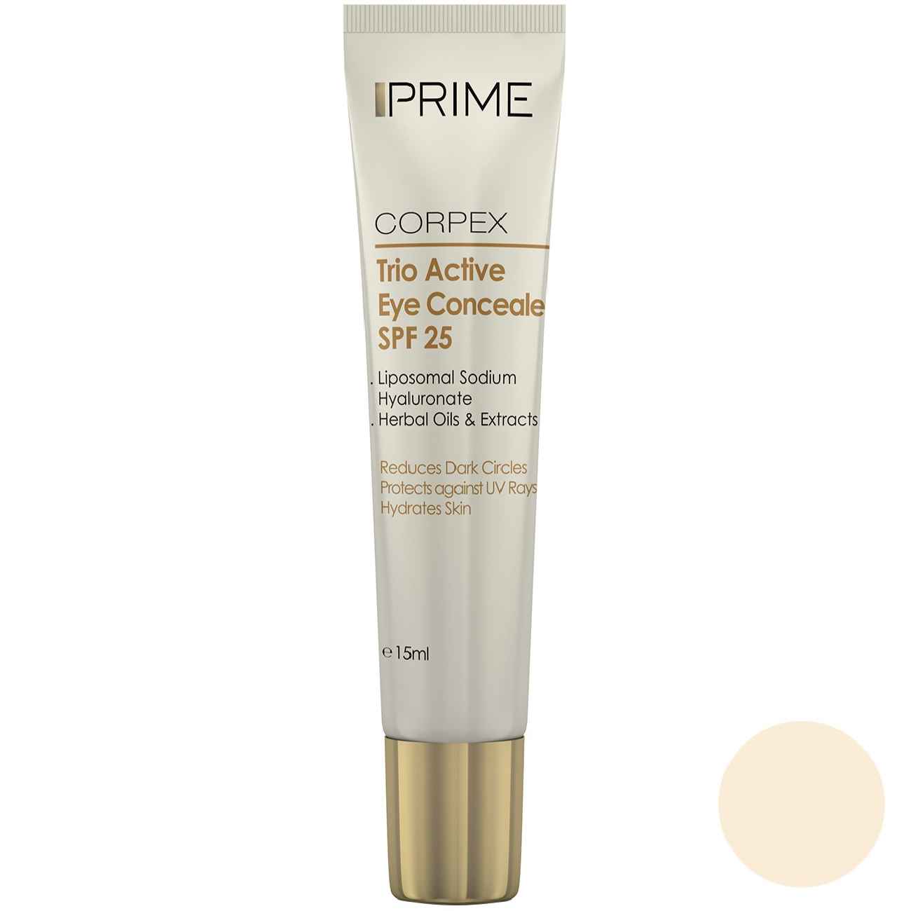 Prime Concealer SPF 25 – Vermindert donkere kringen, hydrateert & beschermt Nr. 101 (Set van 2)