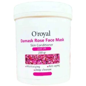 Damastroos Poeder Peel-Off Masker – Voorkomt Rimpels Geschikt voor Alle Huidtypes