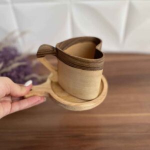 Luxe Houten Kuksa Mok – Handgemaakt voor Warme & Koude Dranken