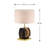 Boomstam Tafellamp Natuurlijke Charme – Rustiek Design