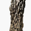 Rustieke sculpturale houten tafellamp – Natuurlijk decoratief accent