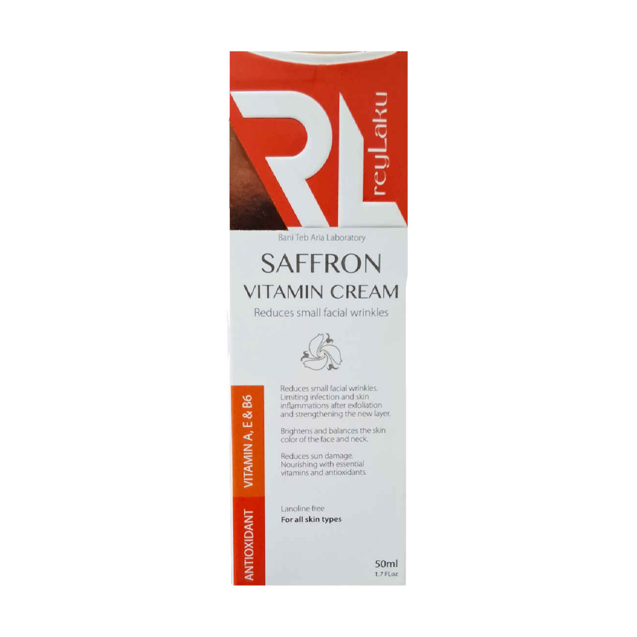 Saffraan Anti-Rimpel Crème – Met Vitamine E (50 gram)