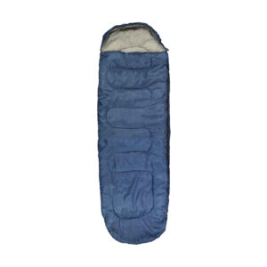Eenpersoons slaapzak – Perfect voor kamperen, comfort & warmte in marineblauw