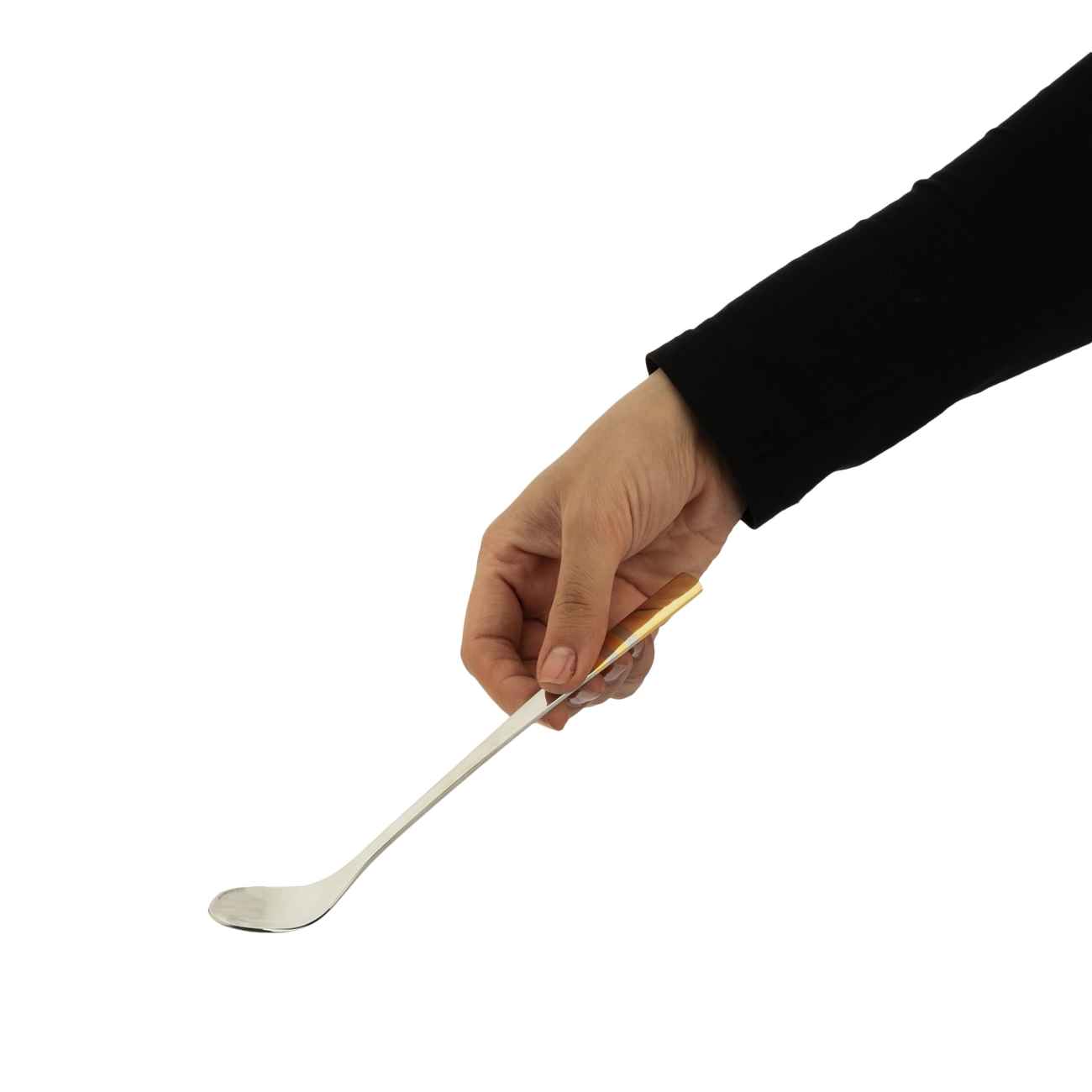 Set van 6 Stalen Barlepels – Zilverkleurig