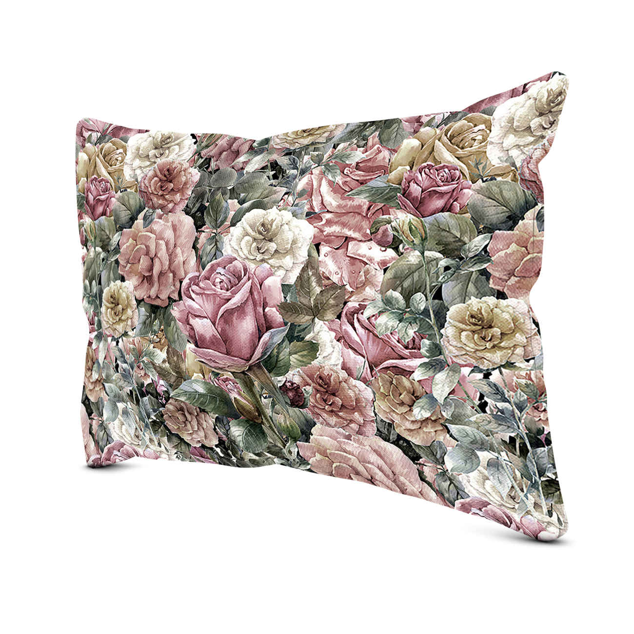 Vintage bloemen kussensloop – Zacht & stijlvol, dubbelzijdig katoen