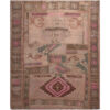 Vintage Patchwork Tapijt Geometrisch Bruin – Mix