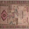 Vintage Patchwork Tapijt Geometrisch Bruin – Mix