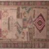 Vintage Patchwork Tapijt Geometrisch Bruin – Mix