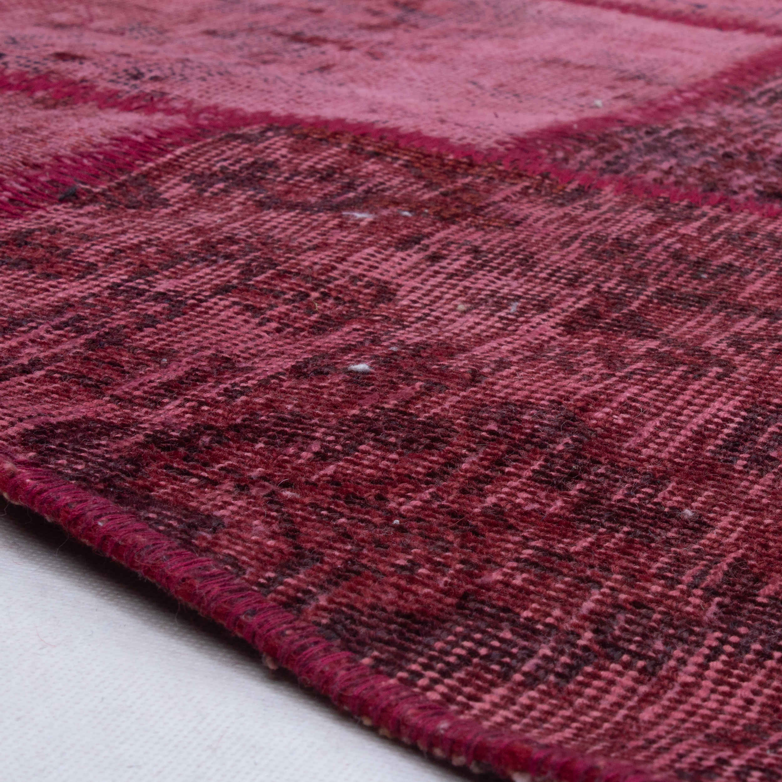 Vintage Patchwork Tapijt Granaatappel – Rood Mix