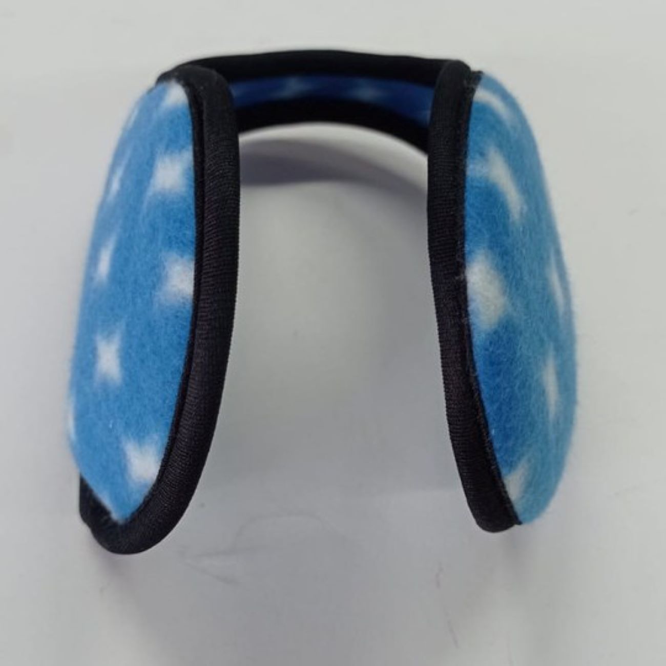 Winteroorwarmers – Blauw met Sterrenpatroon