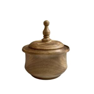 Houten Suikerpot – De Harmonie van Ontwerp