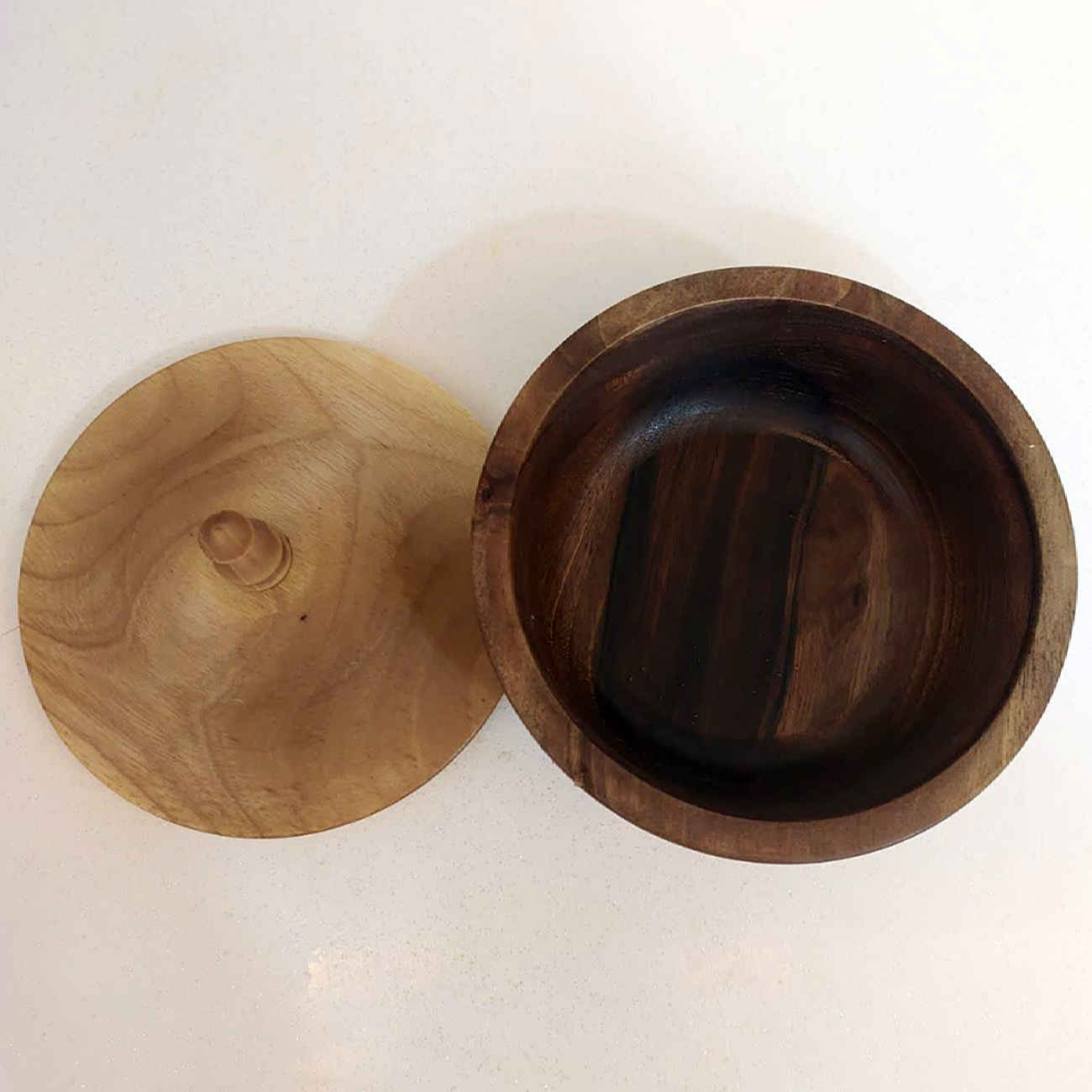Houten Suikerpot – Tijdloos Ontwerp