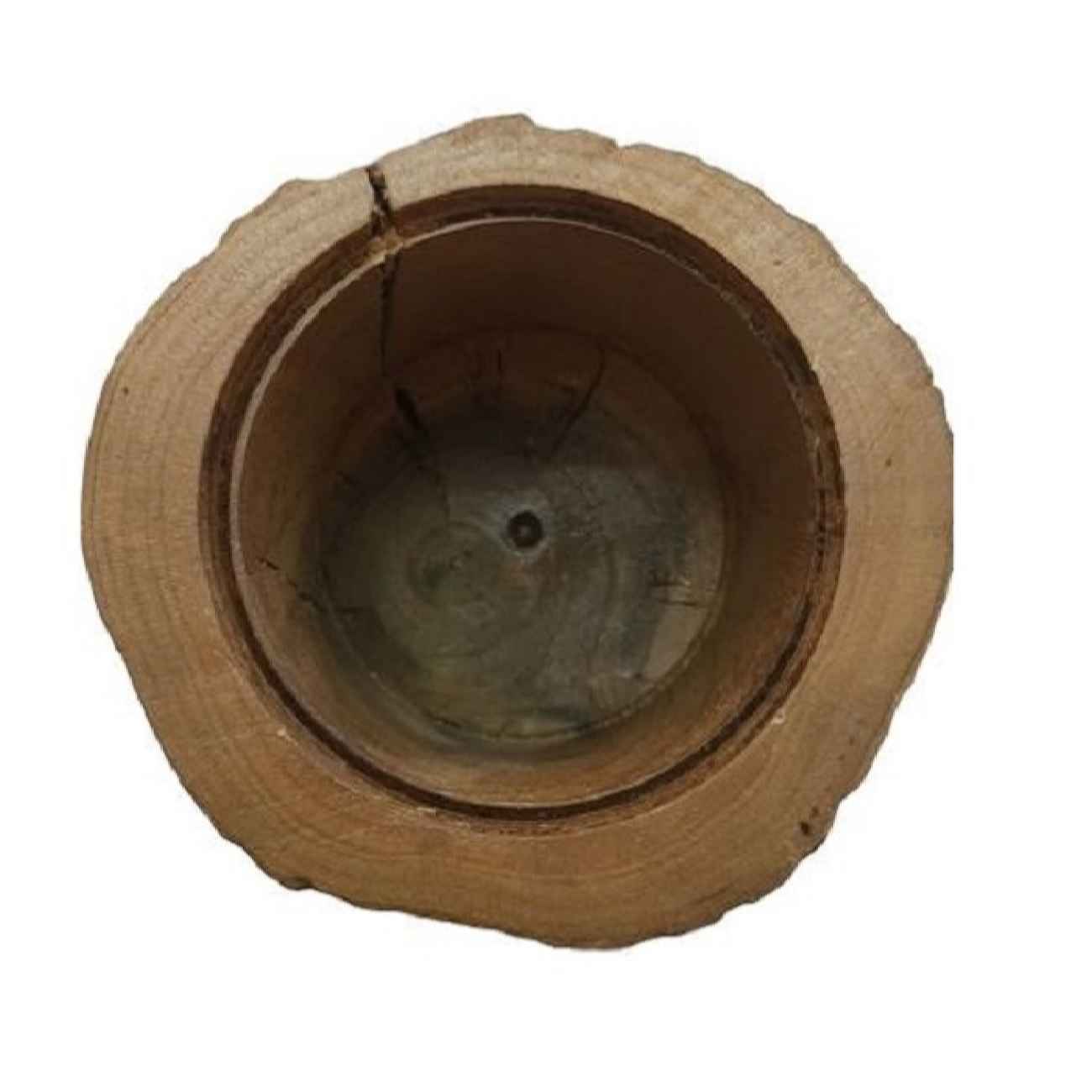Rustieke Houten Suikerpot – Warme Keukendecoratie