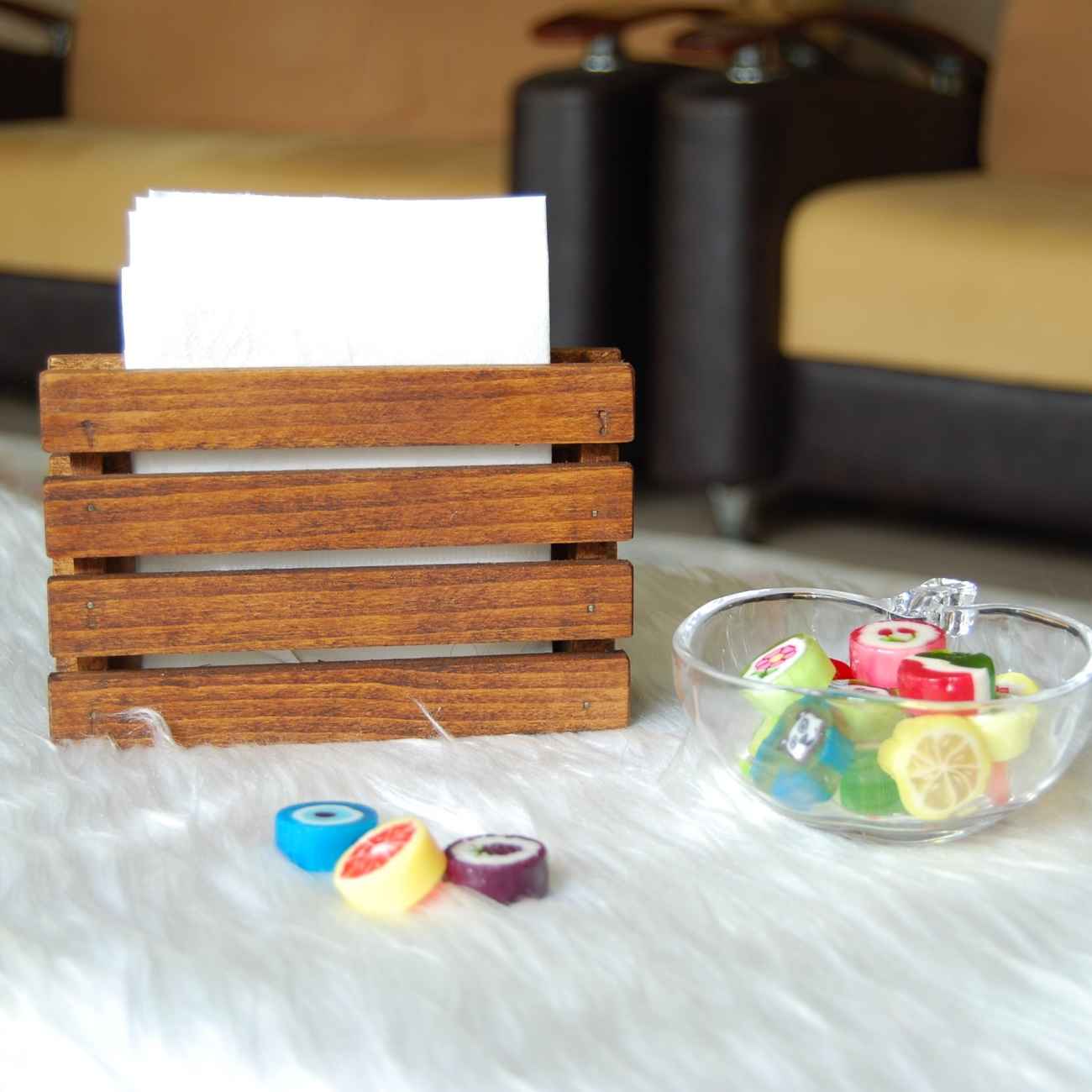 Houten tissuehouder – Ideaal voor huis en kantoor decoratie