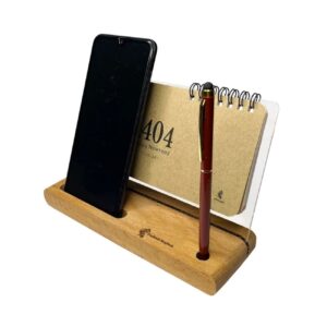 1404 Perzische Bureaukalender met Penhouder en Telefoonhouder