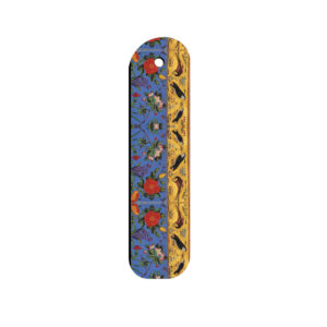 Houten Bladwijzer met Vogel & Bloemen – Set van 2