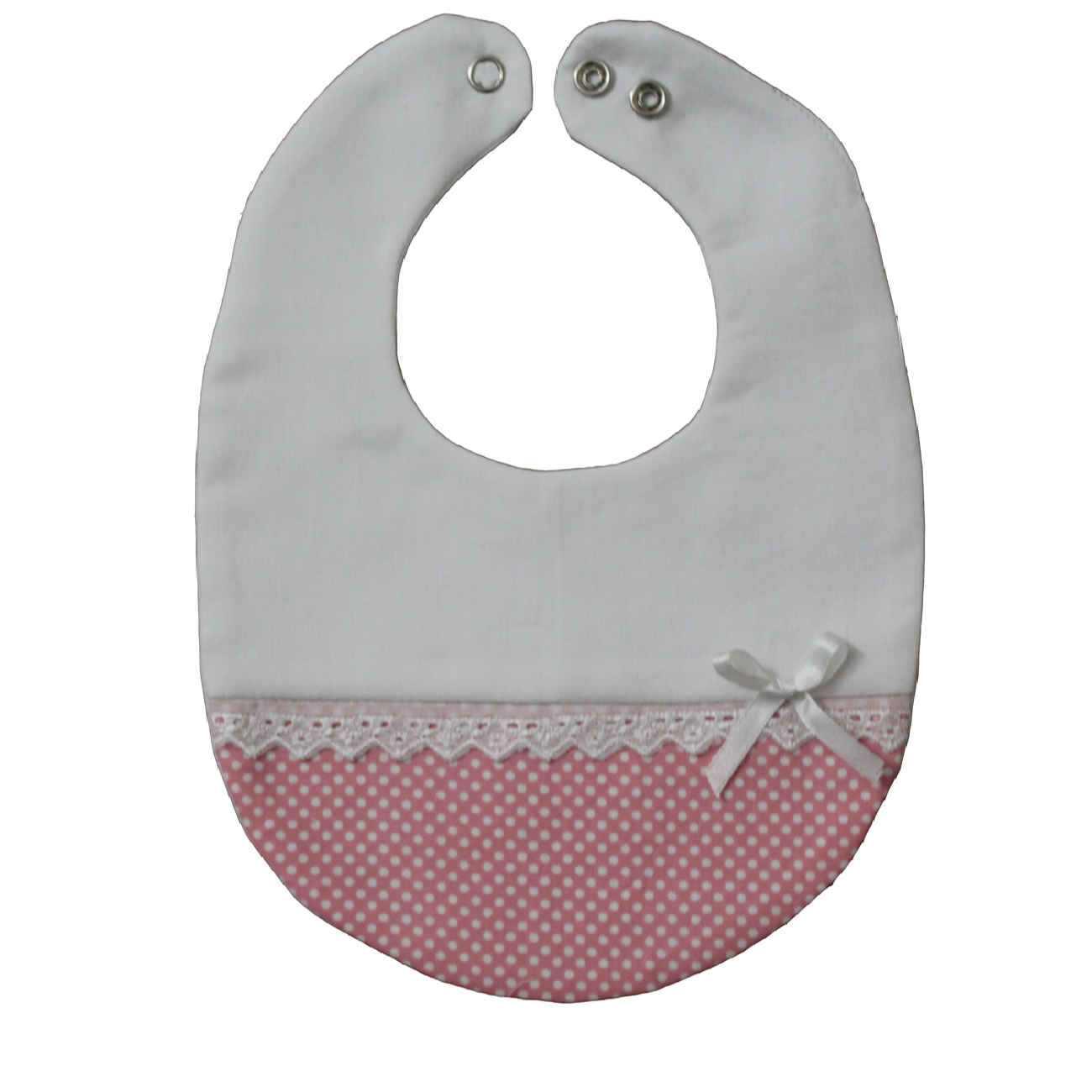 Baby Slab voor Meisjes – Zacht & Absorberend Roze Gepunt