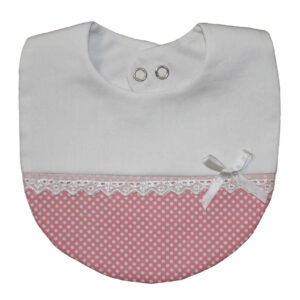 Baby Slab voor Meisjes – Zacht & Absorberend Roze Gepunt