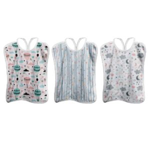 Waterdichte Babyslabbetjes – Tweelaags (Set van 3)