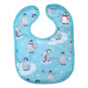 Baby Slab – Pinguïn Ontwerp Blauw Katoen (Set van 3)