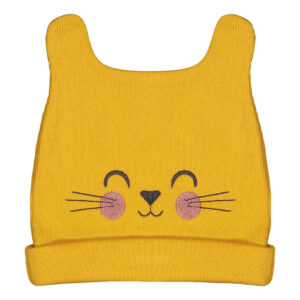 Babymuts – Comfortabel Kat Ontwerp Oranje