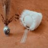 Babymuts met Oorkleppen Prinses Model – Melkwit