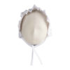 Baby Muts met Oorkleppen – Wit Hartjespatroon